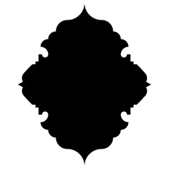 Islamic Label Emblem Shape Glyph Pictogram symbol visual illustration