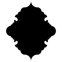 Islamic Label Emblem Shape Glyph Pictogram symbol visual illustration