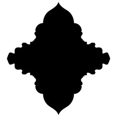 Islamic Label Emblem Shape Glyph Pictogram symbol visual illustration