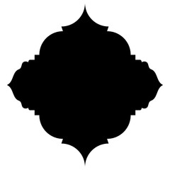 Islamic Label Emblem Shape Glyph Pictogram symbol visual illustration
