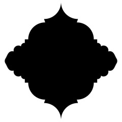 Islamic Label Emblem Shape Glyph Pictogram symbol visual illustration