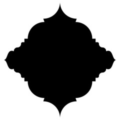 Islamic Label Emblem Shape Glyph Pictogram symbol visual illustration