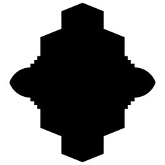 Islamic Label Emblem Shape Glyph Pictogram symbol visual illustration