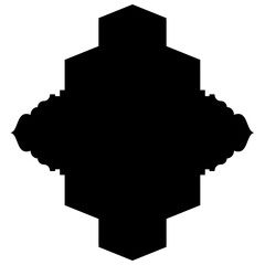 Islamic Label Emblem Shape Glyph Pictogram symbol visual illustration