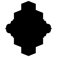 Islamic Label Emblem Shape Glyph Pictogram symbol visual illustration