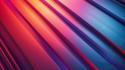 Fototapeta premium Blue red abstract presentation background with stripes lines