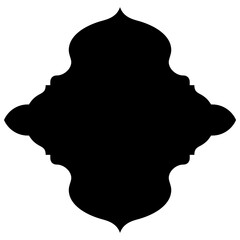Islamic Label Emblem Shape Glyph Pictogram symbol visual illustration