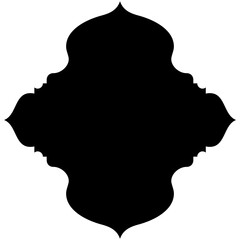 Islamic Label Emblem Shape Glyph Pictogram symbol visual illustration