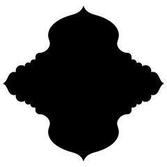 Islamic Label Emblem Shape Glyph Pictogram symbol visual illustration
