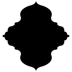 Islamic Label Emblem Shape Glyph Pictogram symbol visual illustration