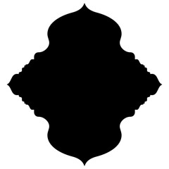 Islamic Label Emblem Shape Glyph Pictogram symbol visual illustration
