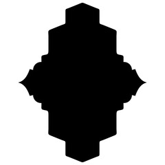Islamic Label Emblem Shape Glyph Pictogram symbol visual illustration