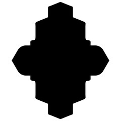 Islamic Label Emblem Shape Glyph Pictogram symbol visual illustration