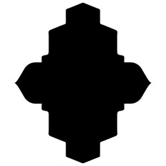 Islamic Label Emblem Shape Glyph Pictogram symbol visual illustration
