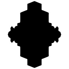 Islamic Label Emblem Shape Glyph Pictogram symbol visual illustration