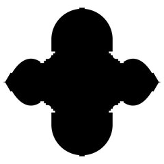 Islamic Label Emblem Shape Glyph Pictogram symbol visual illustration