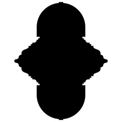 Islamic Label Emblem Shape Glyph Pictogram symbol visual illustration