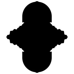 Islamic Label Emblem Shape Glyph Pictogram symbol visual illustration