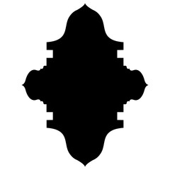Islamic Label Emblem Shape Glyph Pictogram symbol visual illustration