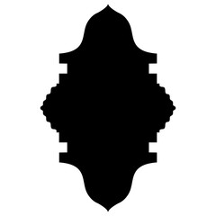 Islamic Label Emblem Shape Glyph Pictogram symbol visual illustration