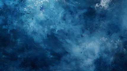 Abstract watercolor paint background dark blue color grunge texture for background, banner