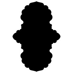 Islamic Label Emblem Shape Glyph Pictogram symbol visual illustration