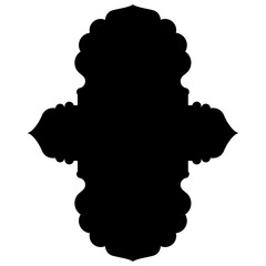 Islamic Label Emblem Shape Glyph Pictogram symbol visual illustration