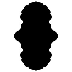 Islamic Label Emblem Shape Glyph Pictogram symbol visual illustration