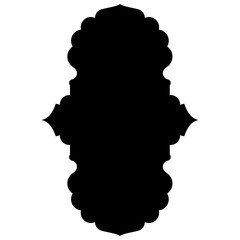 Islamic Label Emblem Shape Glyph Pictogram symbol visual illustration