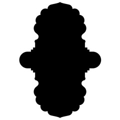 Islamic Label Emblem Shape Glyph Pictogram symbol visual illustration