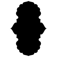 Islamic Label Emblem Shape Glyph Pictogram symbol visual illustration