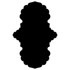 Islamic Label Emblem Shape Glyph Pictogram symbol visual illustration