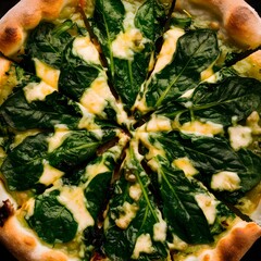 Spinach Pizza Pie