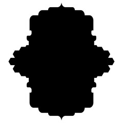 Islamic Label Emblem Shape Glyph Pictogram symbol visual illustration