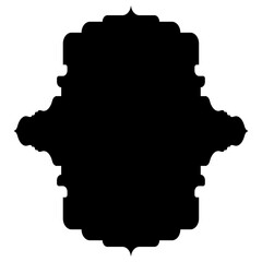 Islamic Label Emblem Shape Glyph Pictogram symbol visual illustration