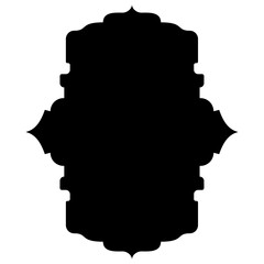 Islamic Label Emblem Shape Glyph Pictogram symbol visual illustration