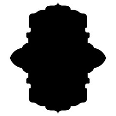 Islamic Label Emblem Shape Glyph Pictogram symbol visual illustration