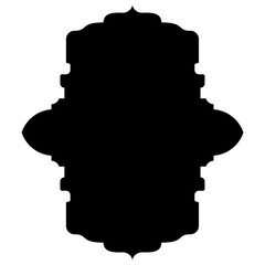 Islamic Label Emblem Shape Glyph Pictogram symbol visual illustration
