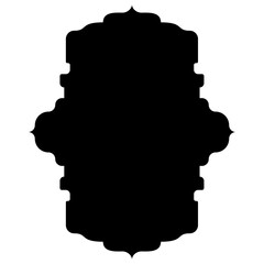 Islamic Label Emblem Shape Glyph Pictogram symbol visual illustration