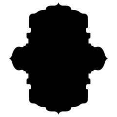 Islamic Label Emblem Shape Glyph Pictogram symbol visual illustration