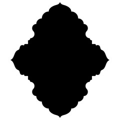 Islamic Label Emblem Shape Glyph Pictogram symbol visual illustration