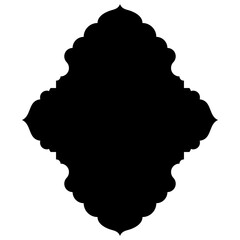 Islamic Label Emblem Shape Glyph Pictogram symbol visual illustration