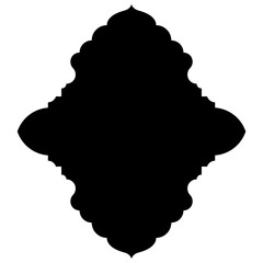 Islamic Label Emblem Shape Glyph Pictogram symbol visual illustration