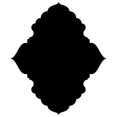 Islamic Label Emblem Shape Glyph Pictogram symbol visual illustration