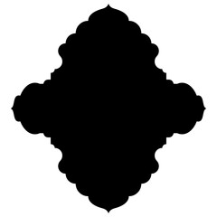 Islamic Label Emblem Shape Glyph Pictogram symbol visual illustration