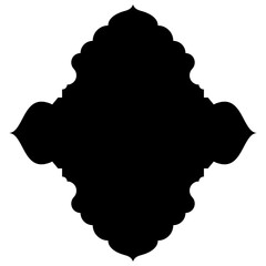 Islamic Label Emblem Shape Glyph Pictogram symbol visual illustration