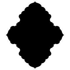 Islamic Label Emblem Shape Glyph Pictogram symbol visual illustration