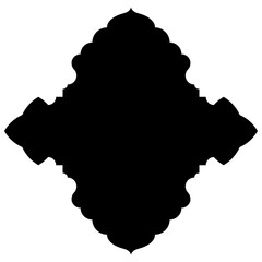 Islamic Label Emblem Shape Glyph Pictogram symbol visual illustration