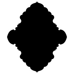 Islamic Label Emblem Shape Glyph Pictogram symbol visual illustration