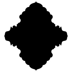 Islamic Label Emblem Shape Glyph Pictogram symbol visual illustration
